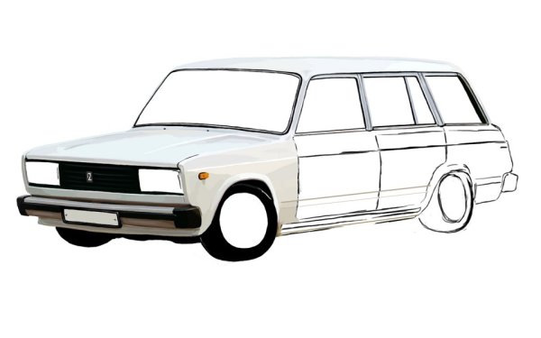 ВАЗ 2104 рисунок