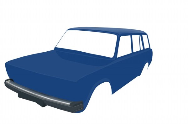 ВАЗ 2104 рисунок спереди