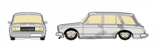 ВАЗ 2104 рисунок