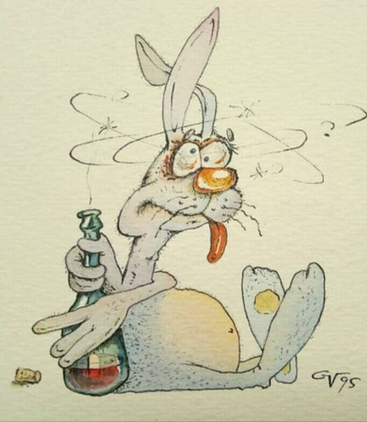 Прикольный заяц