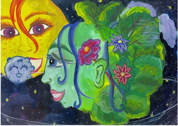 Зелёная Планета глазами детей рисунки