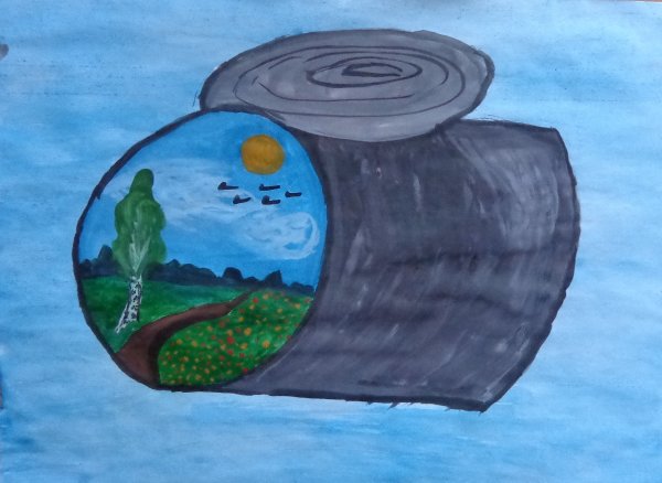 Живая Планета рисунок на конкурс