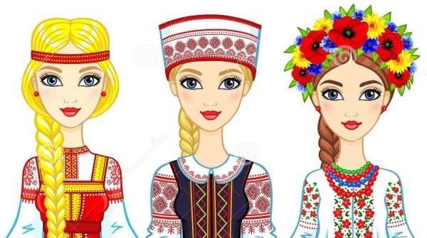 Русская Украинка и белоруска