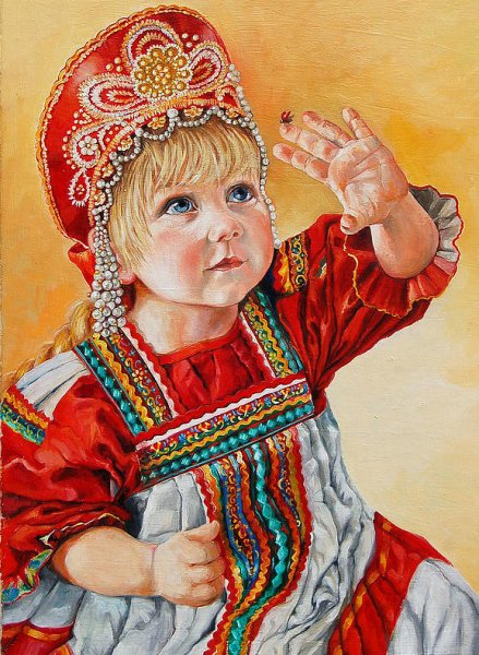 Русский народный костюм для девочки