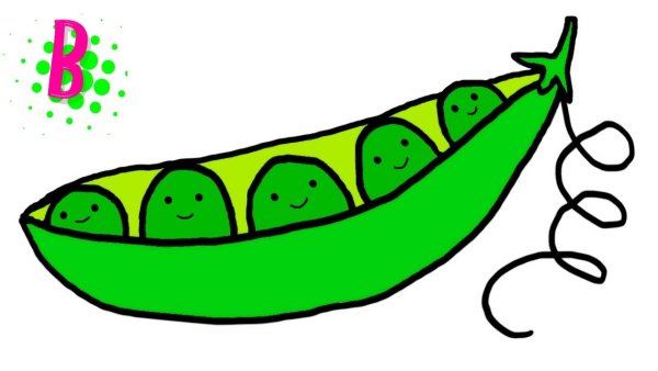 Горошек рисунок для детей