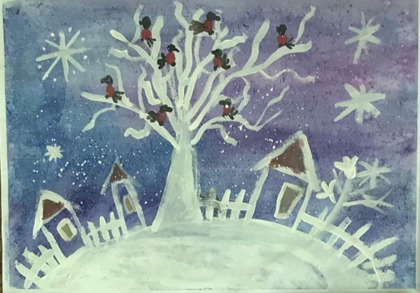 Рождественские рисунки