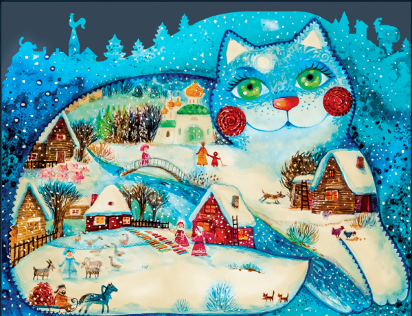 Рисование зима