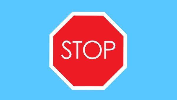 Дорожный знак stop