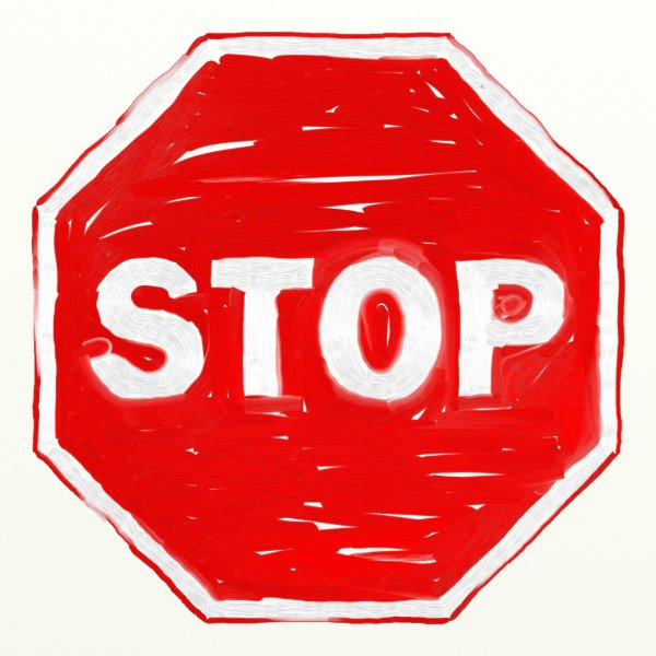 Знак stop