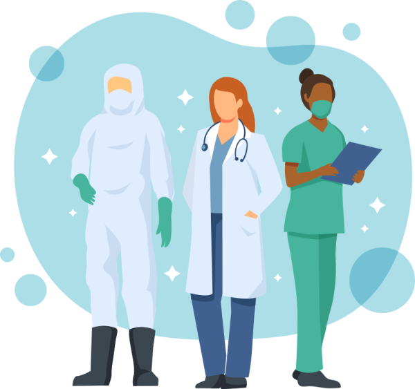 Медицинский работник рисунок