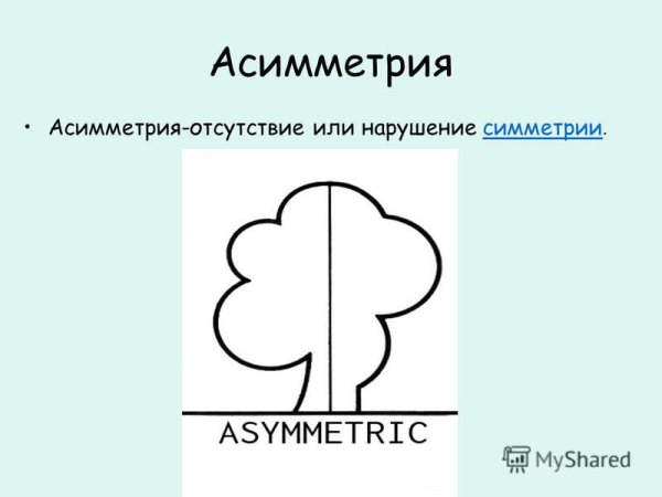 Симметрия и асимметрия рисунок