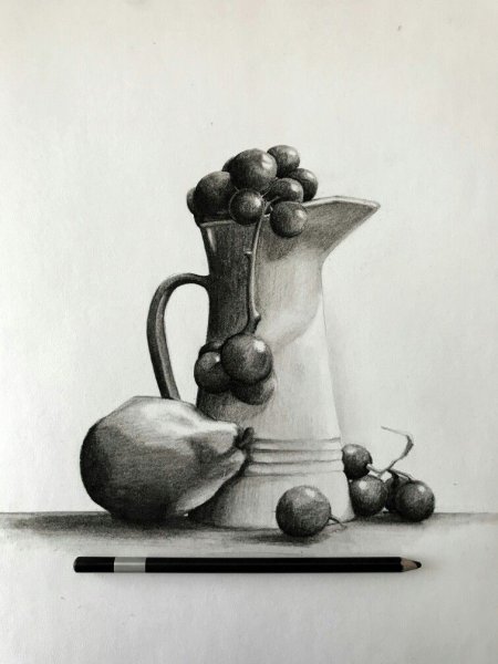 Натюрморт карандашом