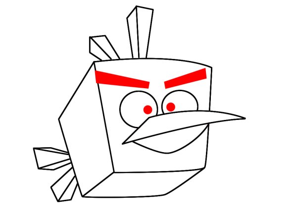 Angry Birds срисовка