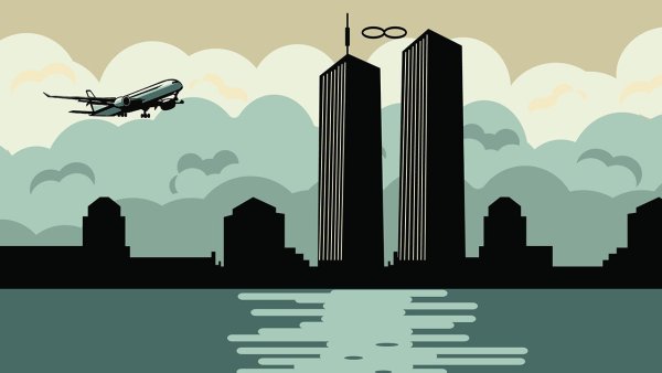 Двадцатидолларовая купюра башни Близнецы