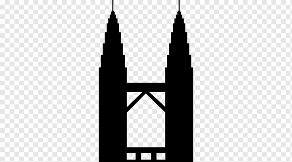 Башни Близнецы на белом фоне