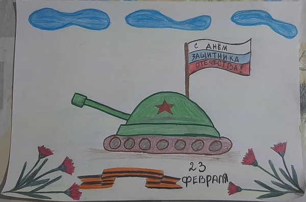 Рисунок защитникам Донбасса