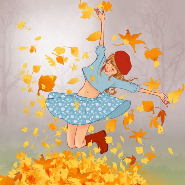 Осеннее настроение радостное