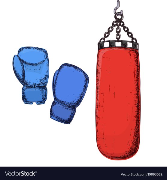 Груша для бокса вектор