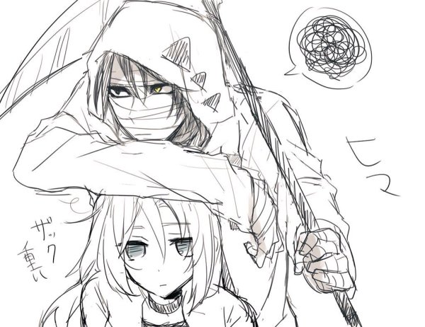 Зак и Рейчел для срисовки