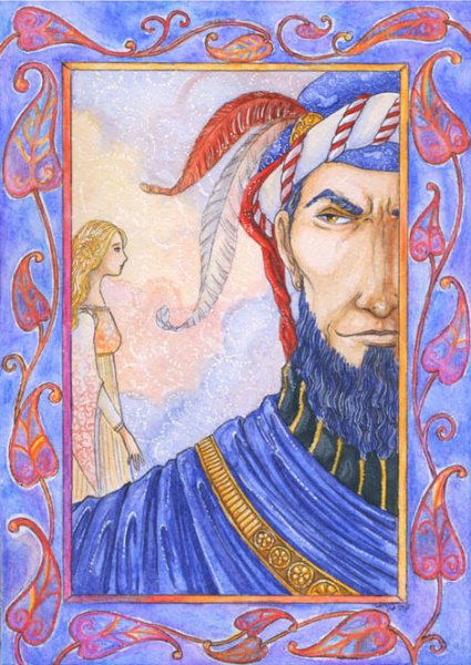 Шарль Перро синяя борода раскраска