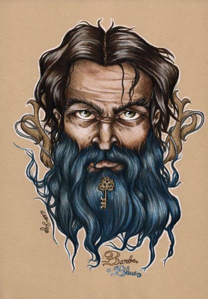 Синяя борода портрет