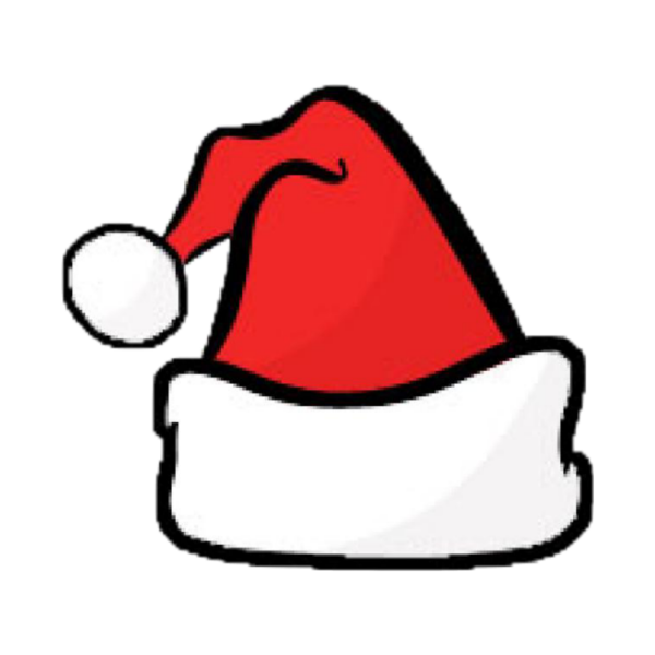 Шапка Деда Мороза мультяшная