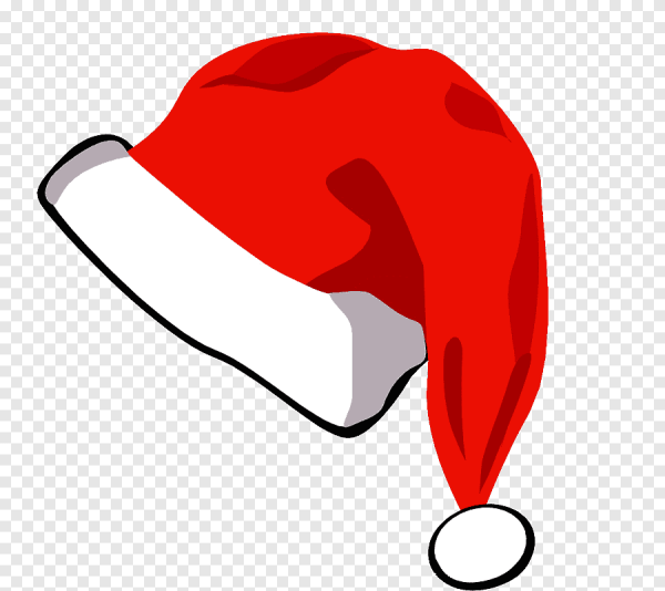 Стикер Новогодняя шапка