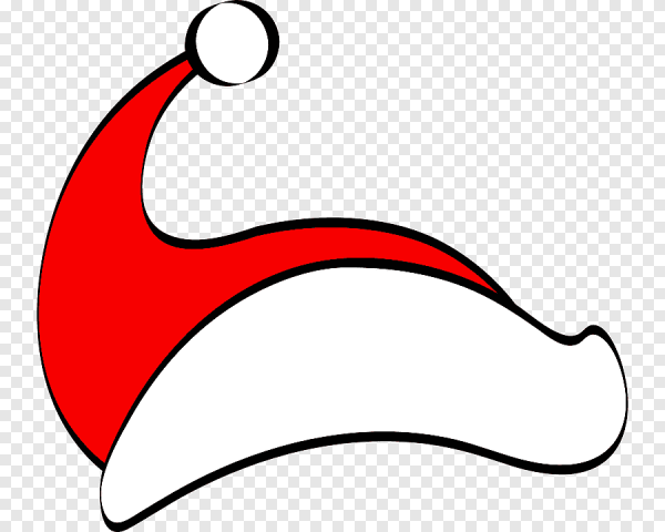 Шапка Деда Мороза вектор