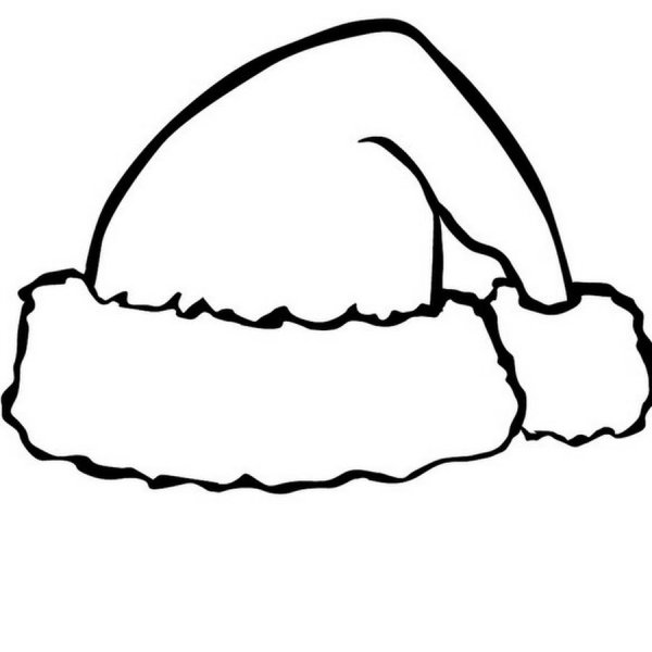 Новогодний колпак макет