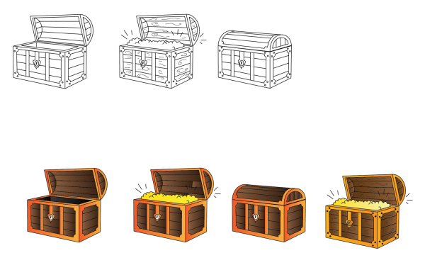 Сундук вид сбоку