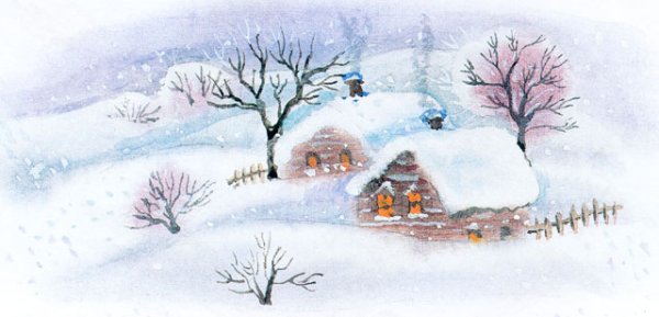 Иван Захарович Суриков зима иллюстрация