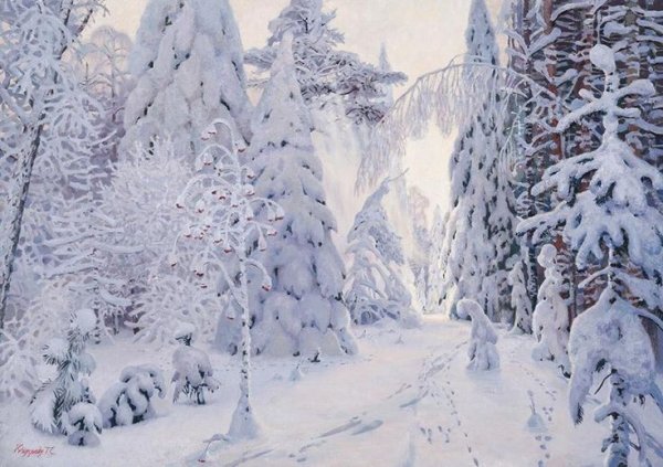 Татьяна Юшманова зимние пейзажи