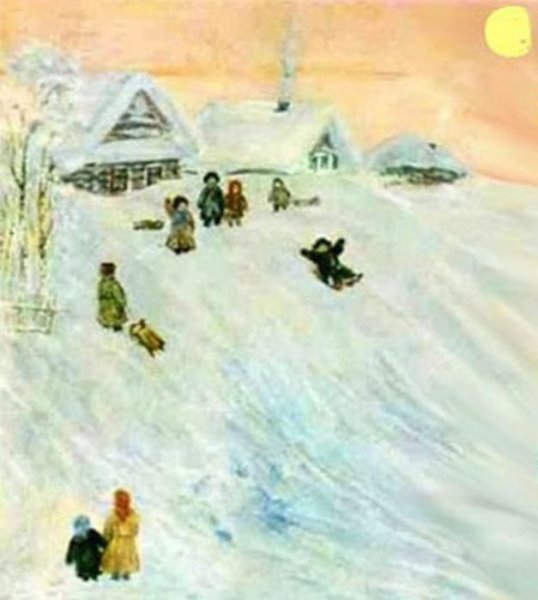 Суриков зима иллюстрации