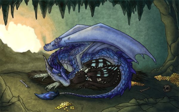 Спящий дракон арт