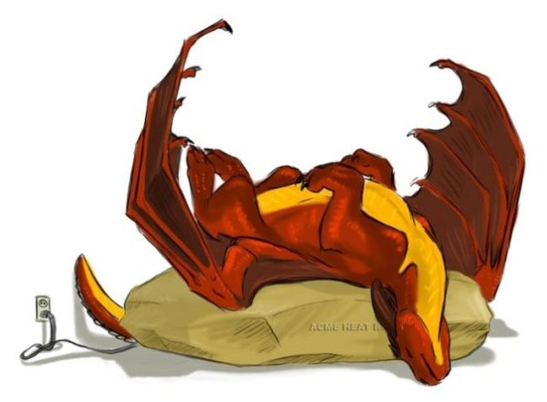 Красный дракон спит