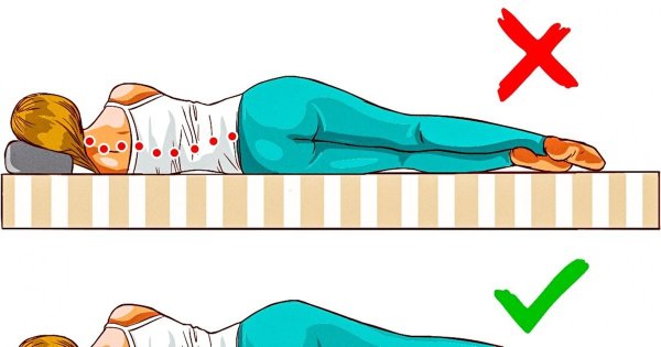 Человек лежит на животе