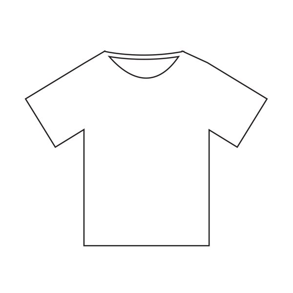 Эскиз футболки женской