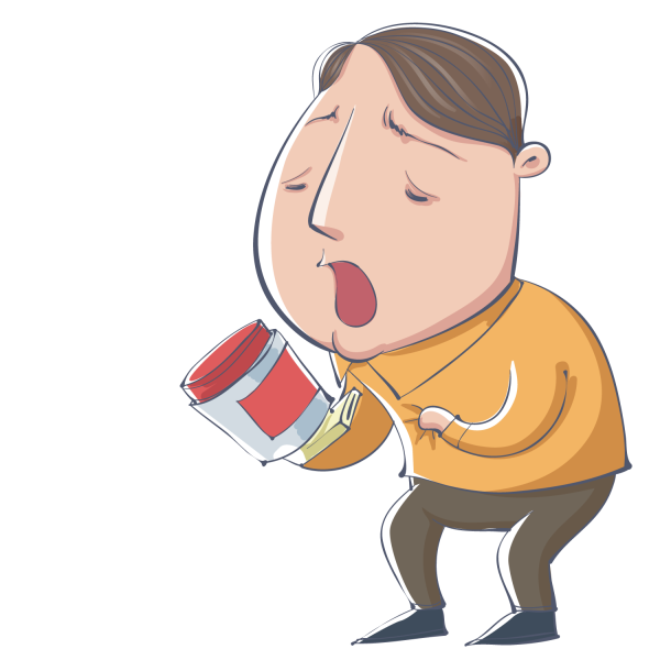 Больной человек мультяшный