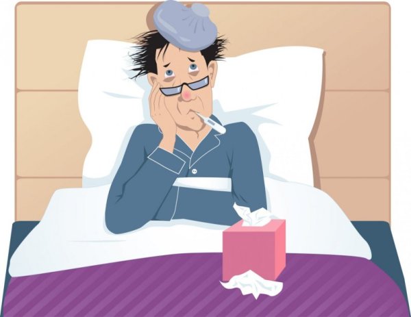 Человек болеет