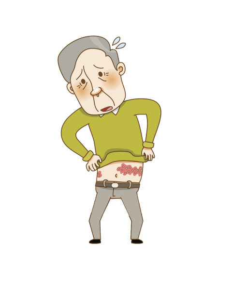 Больной человек мультяшный