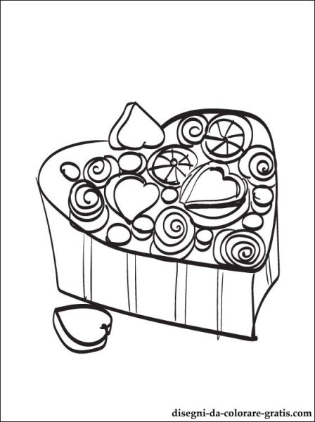 Мешок конфет раскраска