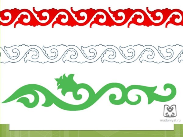 Национальный орнамент татарского народа