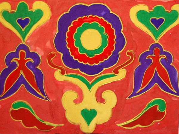 Башкирский орнамент Кускар