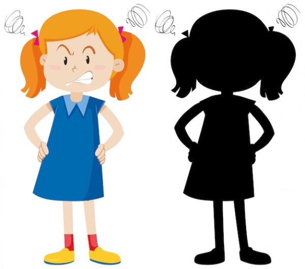 Добрая и злая девочка