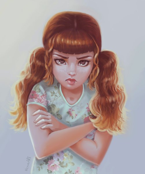 Злые мультяшные девочки