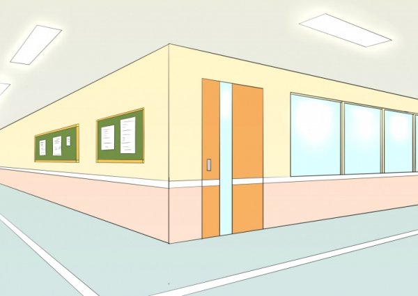 Нарисованный коридор