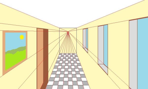 Коридор перспектива