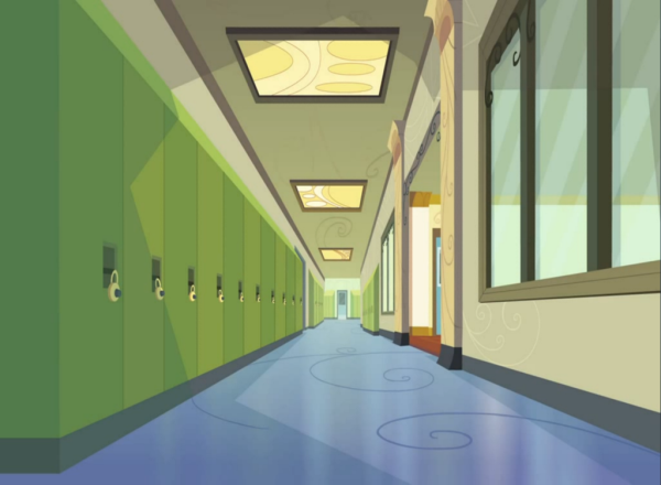 Коридор школы