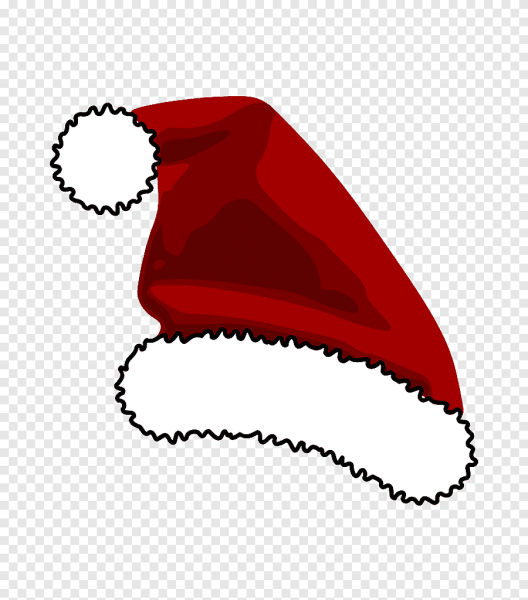 Новогодняя шапка трафарет