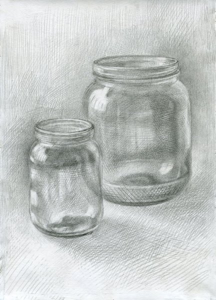 Рисование стеклянных предметов